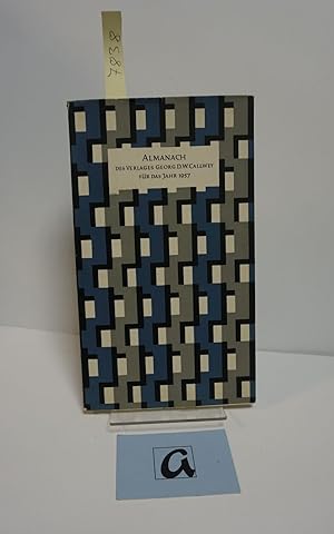 Seller image for Almanach des Verlages Georg D.W. Callwey fr das Jahr 1957. for sale by AphorismA gGmbH
