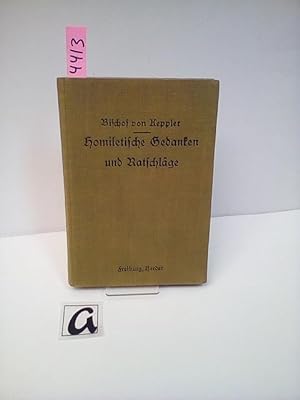 Seller image for Homiletische Gedanken und Ratschlge [1911]. Predigten. for sale by AphorismA gGmbH