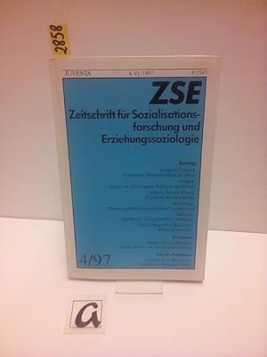 Bild des Verkufers fr Zeitschrift fr Sozialisationsforschung und Erziehungssoziologie (ZSE). zum Verkauf von AphorismA gGmbH