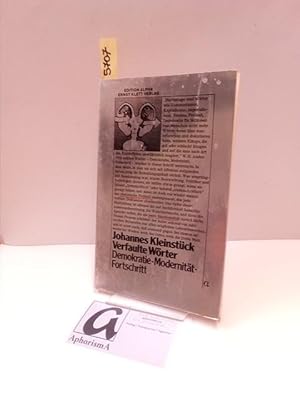 Imagen del vendedor de Verfaulte W�rter. Demokratie-Modernit�t-Fortschritt. Essay. a la venta por AphorismA gGmbH
