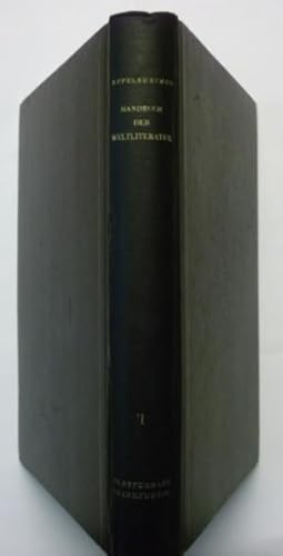 Bild des Verk�ufers f�r Handbuch der Weltliteratur. Neunzehntes und zwanzigstes Jahrhundert. zum Verkauf von AphorismA gGmbH