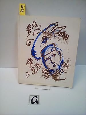 Bild des Verkufers fr Marc Chagall. Gouachen und Lavis 1947 bis heute. 17. November 1972 bis 22. Januar 1973. Nationalgalerie Berlin. Ausstellungskatalog. zum Verkauf von AphorismA gGmbH