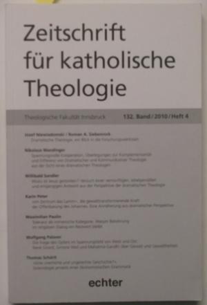 Bild des Verkufers fr Zeitschrift fr katholische Theologie. zum Verkauf von AphorismA gGmbH