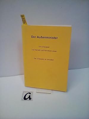 Imagen del vendedor de Der Auenminister. Drama. a la venta por AphorismA gGmbH