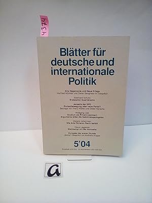 Imagen del vendedor de Bltter fr deutsche und internationale Politik. Zeitschrift. a la venta por AphorismA gGmbH