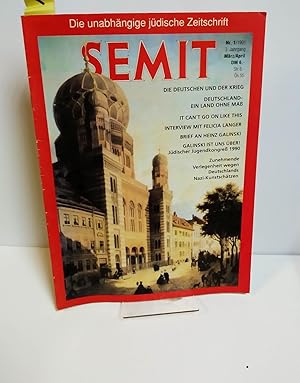 Seller image for Semit -Die unabhngige jdische Zeitschrift. for sale by AphorismA gGmbH