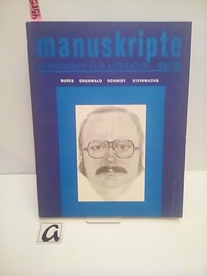 Seller image for Manuskripte. Zeitschrift fr Literatur 49/ 75. Zeitschrift. for sale by AphorismA gGmbH