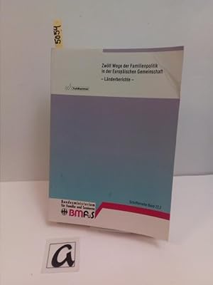 Bild des Verkufers fr Zwlf Wege der Familienpolitik in der Europischen Gemeinschaft. Eigenstndige Systeme und vergleichbare Qualitten? -Lnderberichte- Studie im Auftrag des Bundesministeriums fr Familie und Senioren. zum Verkauf von AphorismA gGmbH