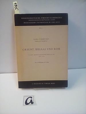 Seller image for Orient, Hellas und Rom in der archologischen Forschung seit 1939. for sale by AphorismA gGmbH
