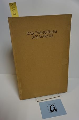 Bild des Verkufers fr Das Evangelium des Markus. zum Verkauf von AphorismA gGmbH