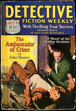 Imagen del vendedor de DETECTIVE FICTION WEEKLY a la venta por John W. Knott, Jr, Bookseller, ABAA/ILAB