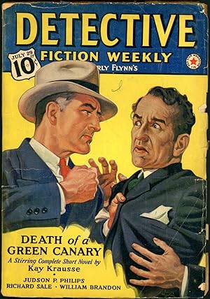 Seller image for DETECTIVE FICTION WEEKLY for sale by John W. Knott, Jr, Bookseller, ABAA/ILAB