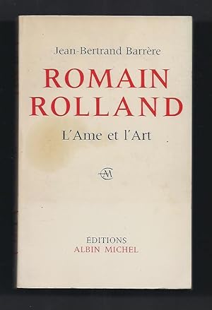 Immagine del venditore per Romain Rolland. L'Ame et l'Art. venduto da Librairie Aubry
