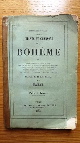 Bild des Verkufers fr Chants et chansons de la Bohme. zum Verkauf von PARIS-LIBRIS