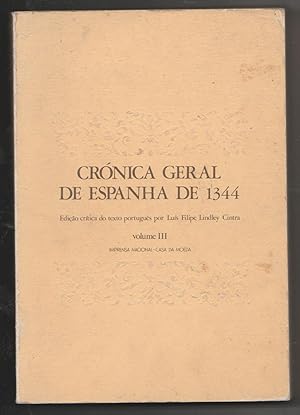 Seller image for Crnica Geral de Espanha de 1344, Vol. III for sale by Biblioteca de Babel