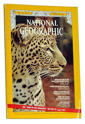 Seller image for The National Geographic Magazine, Volume 141 (CXLI), No. 2 (February 1972) for sale by Cat's Cradle Books