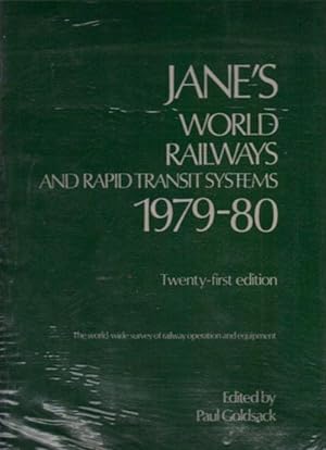 Imagen del vendedor de JANE'S WORLD RAILWAYS AND RAPID TRANSIT SYSTEMS 1979-80 a la venta por Black Stump Books And Collectables