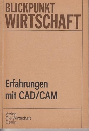 Bild des Verkufers fr Erfahrungen mit CAD/CAM zum Verkauf von Antiquariat Jterbook, Inh. H. Schulze