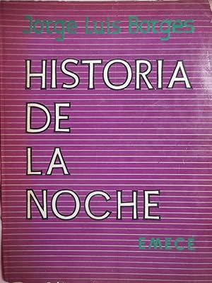 Imagen del vendedor de Historia De La Noche a la venta por Libreria Babel