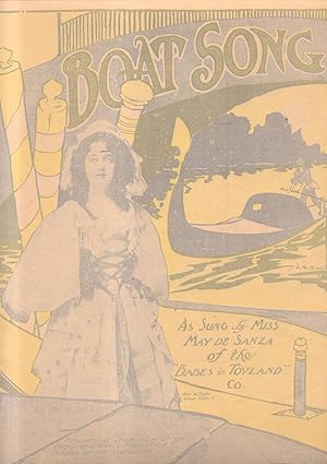 Seller image for BOAT SONG. As sung by Miss May De Sanza. Words by George Cooper. for sale by studio bibliografico pera s.a.s.