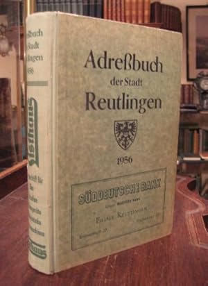 Adressbuch der Stadt Reutlingen 1956.