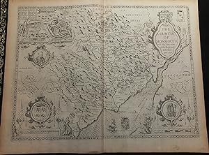 Seller image for Theatre of the Empire of Great Britaine. "The Countye of Monmouth wih the situation of the Shire-towe Described Ann 160" for sale by Arader Galleries - AraderNYC