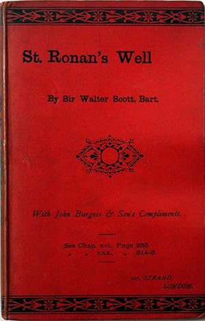 St Ronan's Well - advertising book