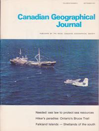 Seller image for Canadian Geographical Journal, Volume 87, No. 3, September 1973 (Needed: Sea Law to Protect Sea Resources; Ontario's Bruce Trail) for sale by Books on the Web