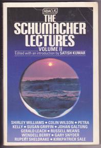 Seller image for The Schumacher Lectures, Second Volume for sale by Books on the Web