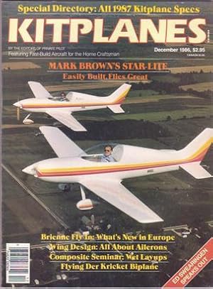 KitPlanes (December 1986, Vol. 3, No. 12)