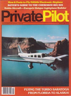 Immagine del venditore per Private Pilot Magazine (March 1982, Volume 17, Number 3) venduto da Books on the Web