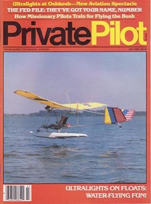 Imagen del vendedor de Private Pilot Magazine (July 1982, Volume 17, Number 7) a la venta por Books on the Web