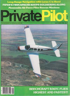 Imagen del vendedor de Private Pilot Magazine (September 1982, Volume 17, Number 9) a la venta por Books on the Web