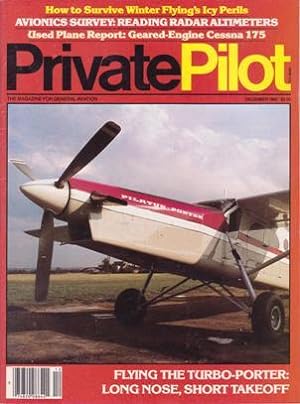 Immagine del venditore per Private Pilot Magazine (December 1982, Volume 17, Number 12) venduto da Books on the Web