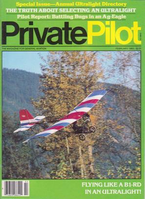 Imagen del vendedor de Private Pilot Magazine (February 1983, Volume 18, Number 2) a la venta por Books on the Web