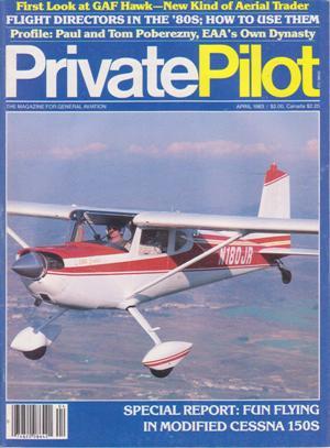 Imagen del vendedor de Private Pilot Magazine (April 1983, Volume 18, Number 4) a la venta por Books on the Web