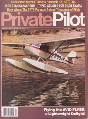 Immagine del venditore per Private Pilot Magazine (July 1984, Volume 19, Number 7) venduto da Books on the Web