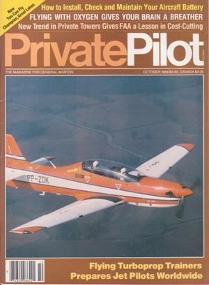 Immagine del venditore per Private Pilot Magazine (October 1984, Volume 19, Number 10) venduto da Books on the Web