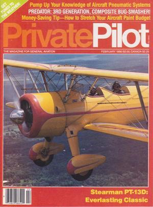 Immagine del venditore per Private Pilot Magazine (February 1986, Volume 21, Number 2) venduto da Books on the Web
