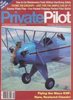 Immagine del venditore per Private Pilot Magazine (September 1987, Volume 22, Number 9) venduto da Books on the Web