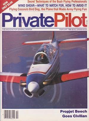 Seller image for Private Pilot Magazine (February 1988, Volume 23, Number 2) for sale by Books on the Web