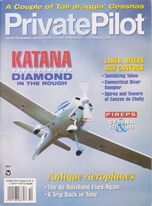 Bild des Verkufers fr Private Pilot Magazine (October 1998, Volume 33, Number 10) zum Verkauf von Books on the Web