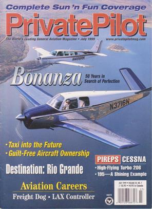 Seller image for Private Pilot Magazine (July 1999, Volume 34, Number 7) for sale by Books on the Web