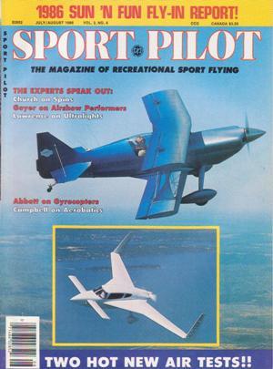 Bild des Verkufers fr Sport Pilot (July/August 1986, Volume 2, Number 4) zum Verkauf von Books on the Web