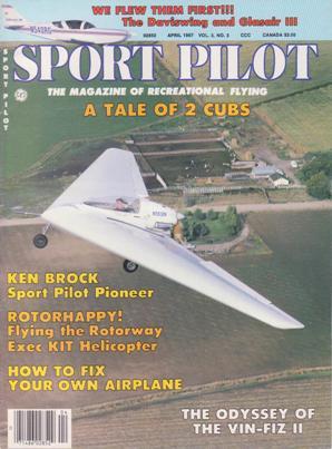 Immagine del venditore per Sport Pilot (April 1987, Volume 3, Number 3) venduto da Books on the Web