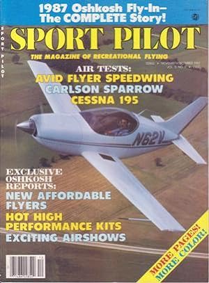 Immagine del venditore per Sport Pilot (November/December 1987, Volume 3, Number 9) venduto da Books on the Web