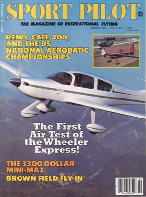 Imagen del vendedor de Sport Pilot (February 1988, Volume 4, Number 2) a la venta por Books on the Web