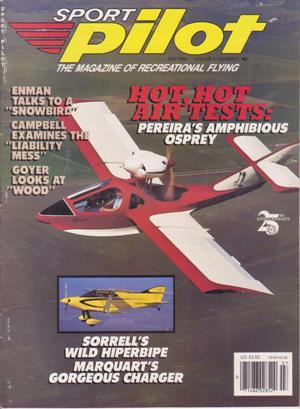 Bild des Verkufers fr Sport Pilot (July 1988, Volume 4, Number 7) zum Verkauf von Books on the Web