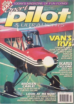 Bild des Verkufers fr Sport Pilot & Ultralights (February 1997, Volume 13, Number 2) zum Verkauf von Books on the Web