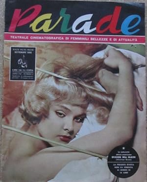 Parade. Teatrale cinematografica di femminili bellezze e di attualità. Anno VII Numero 2 Settembr...